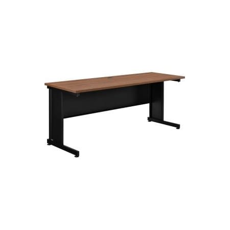 Global Equipment Interion    72"W Desk - Walnut 240266WN